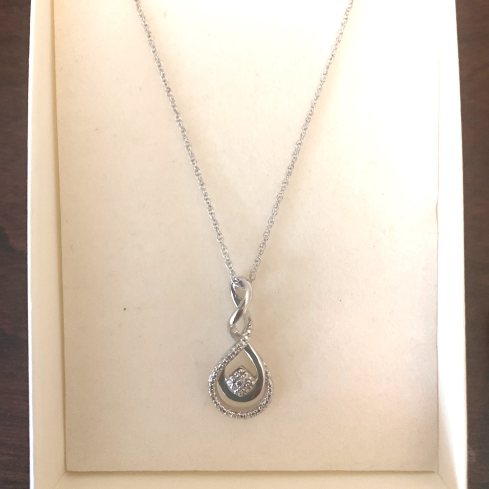 Double Infinity Sterling Silver Necklace